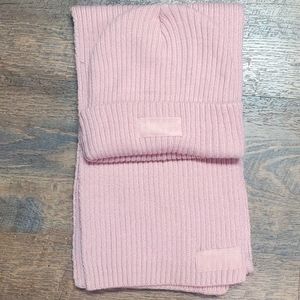 Victoria's Secret Pink scarf and matching  hat